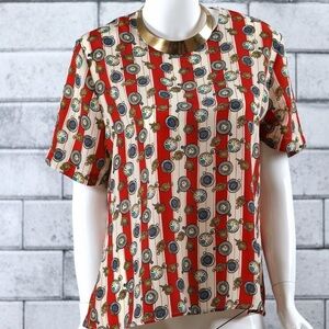Vintage Clock Blouse